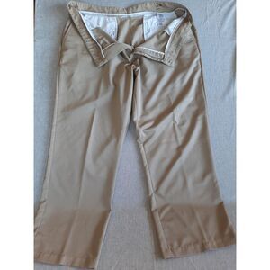 Adidas Climalite Men 40X30 Performance Outdoor Relax Fit Windbreaker Pants Brown